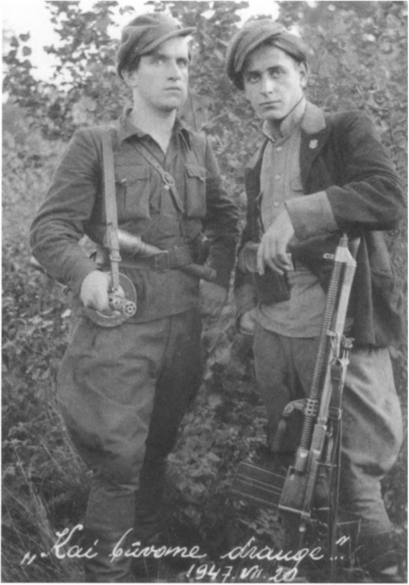 Povilas Reklickas-Vytenis, g. 1926 m. Jakutiškių k., Deltuvos vlsč. Sušaudytas pačių partizanų už statuto pažeidimus, Vytautas Reklickas-Liučys (broliai).