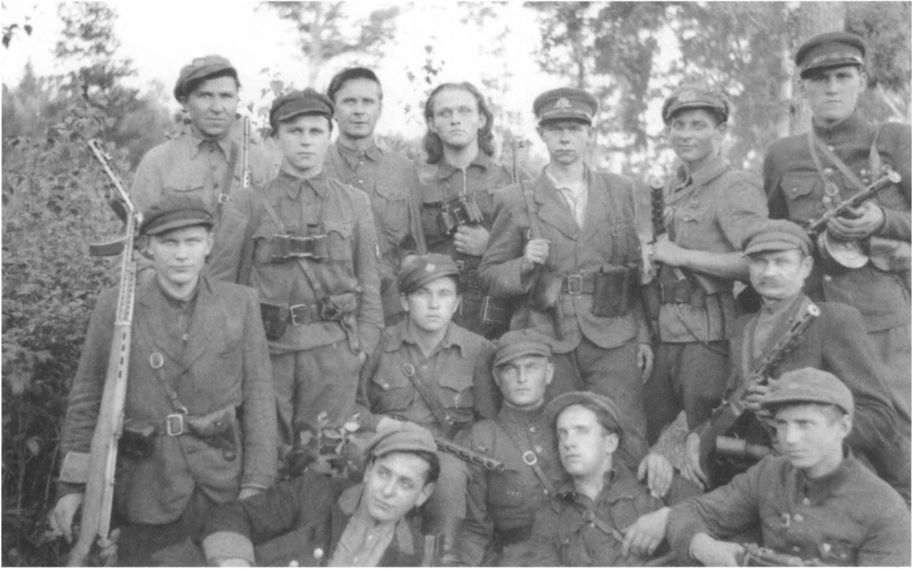 Algio būrio partizanai.