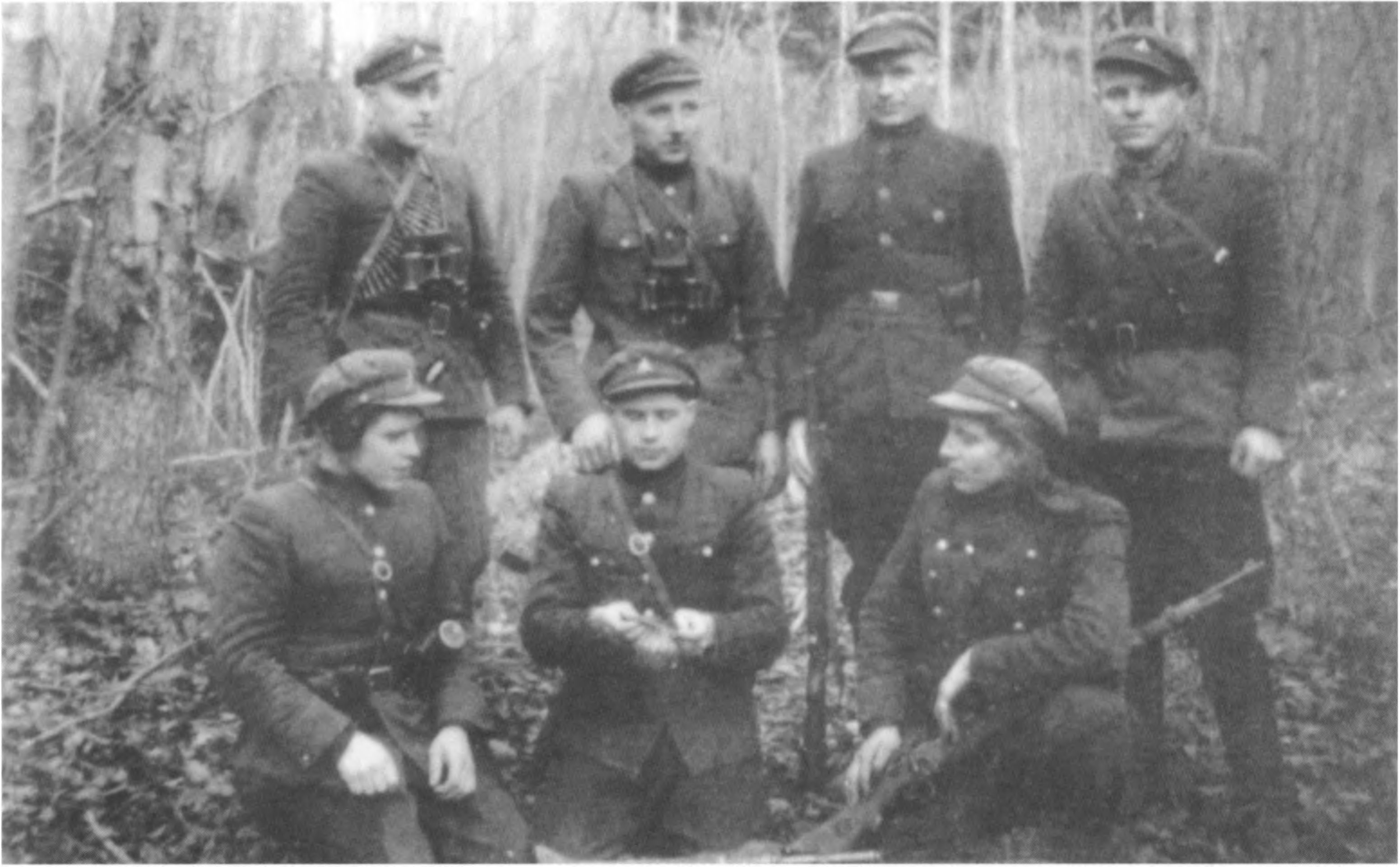 Vinco Gėgžnos-Balandžio būrio partizanai.
