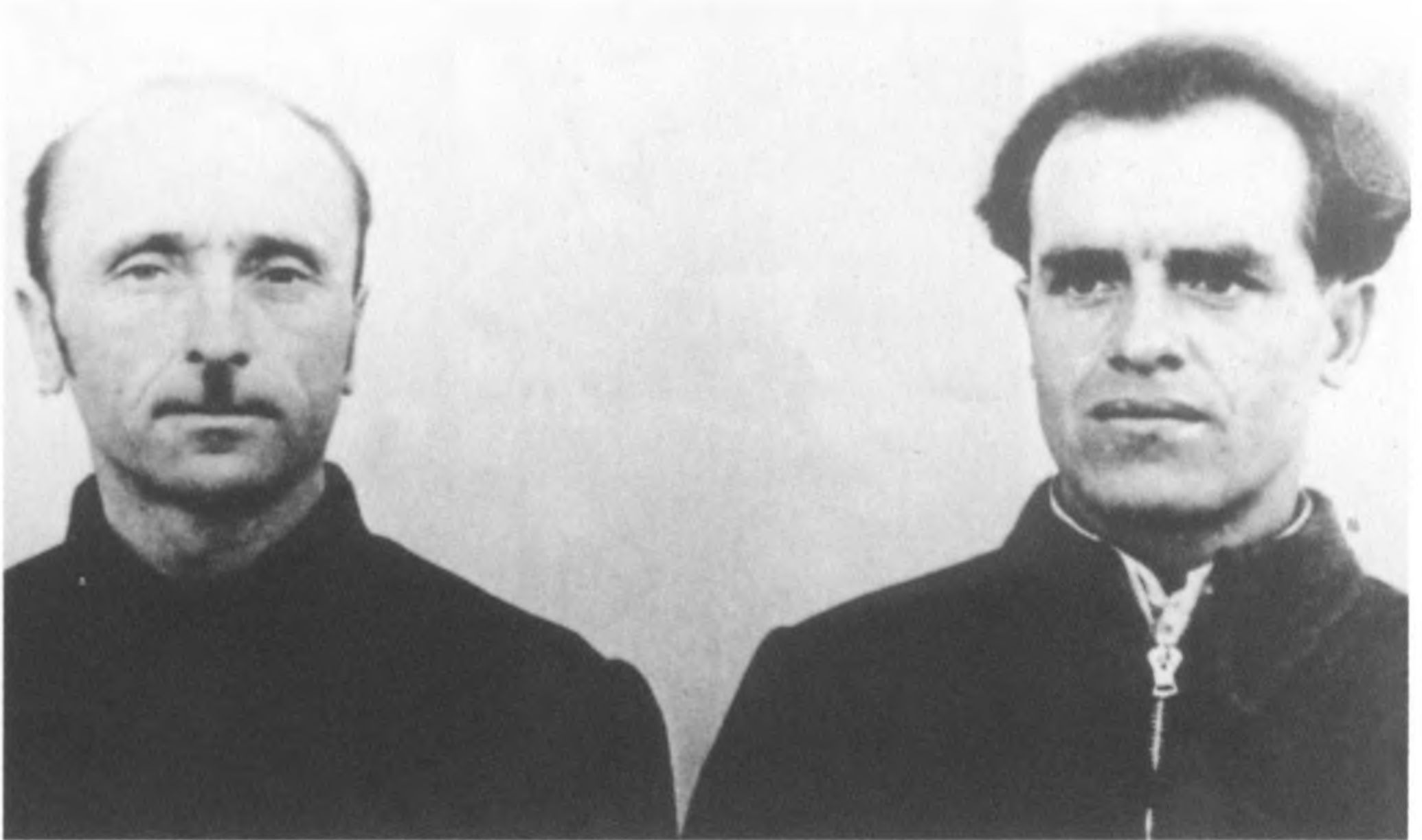 Kazys Usonis-Liepa, iš Šaukuvos k., ir Vytautas Balžekas, iš Jogvilų kaimo