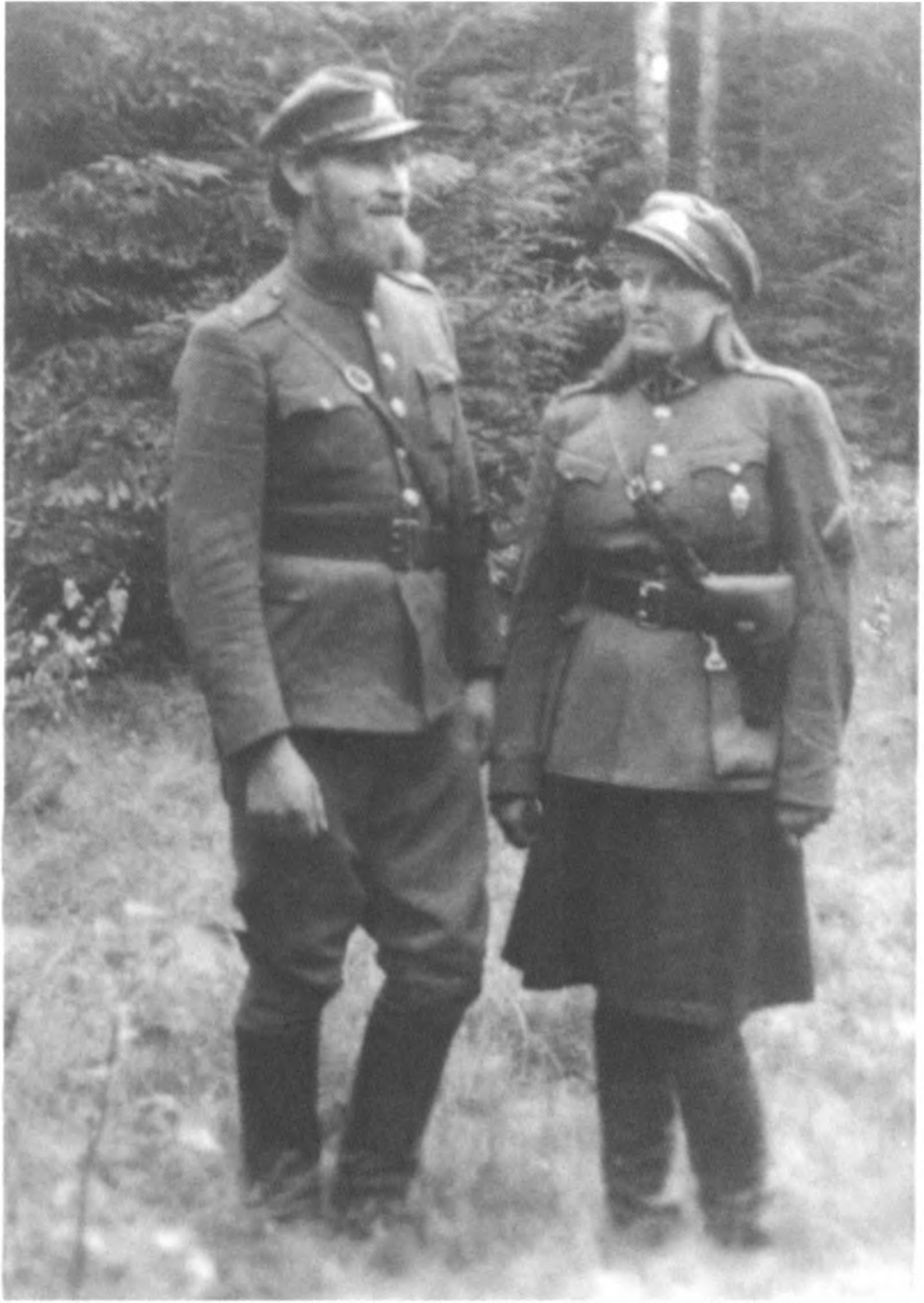 Kazys Ališauskas-Spartakas, Didžiosios Kovos apygardos B rinktinės vadas ir Vanda Jočytė-Ramunė iš Miegučių kaimo