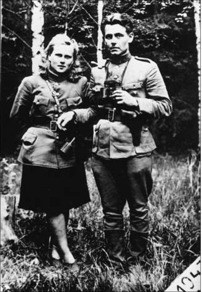 Bronė Jokubauskaitė ir Albertas Norkus-Linksmutis