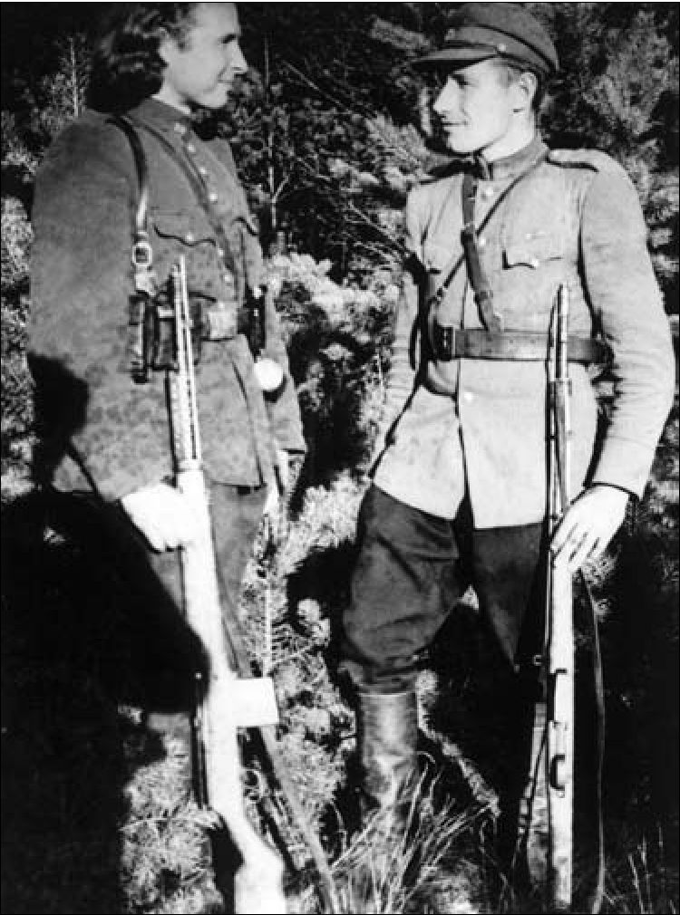 Nežinomi Maironio rinktinės Nemuno būrio partizanai.