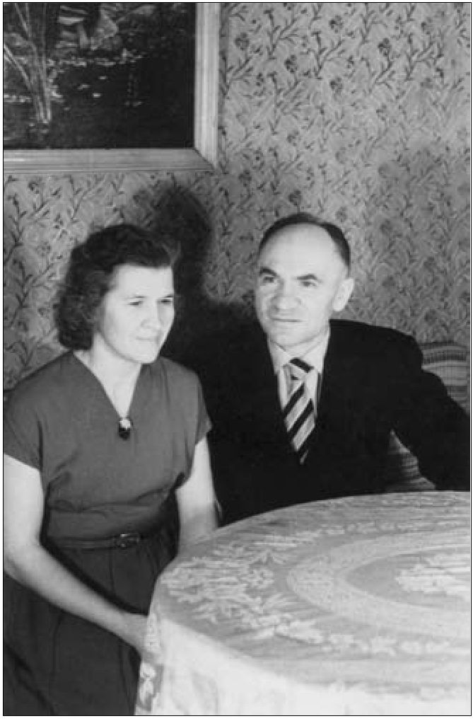 Vaclovas Giedraitis-Rasas su žmona Janina