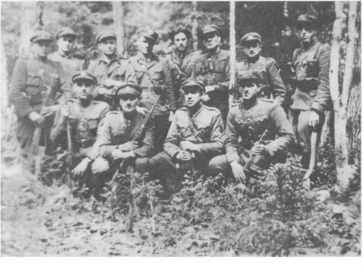Eimučio būrio partizanai.