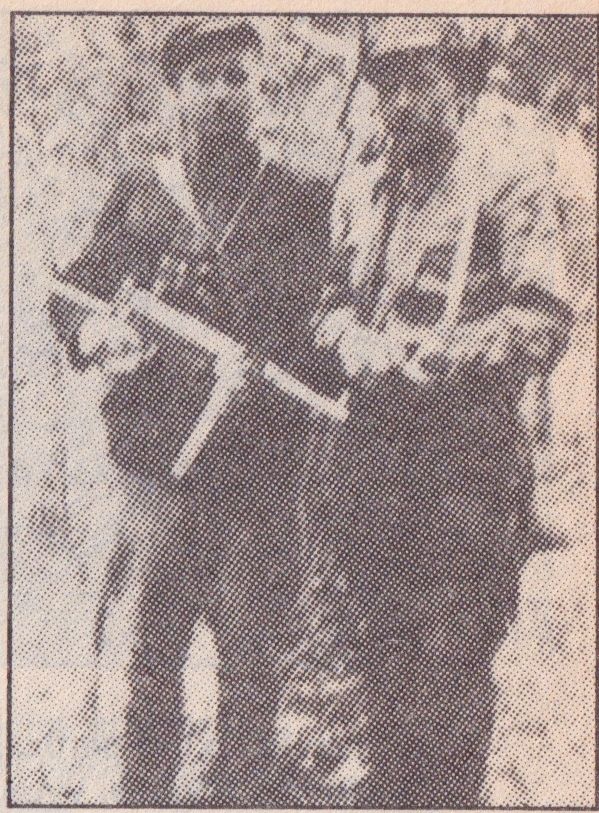 Algimanto apygarda. “Kirvio” būrio&nbsp;partizanai&nbsp;Vytautas Šimkūnas&nbsp;ir A. Šimkūnas