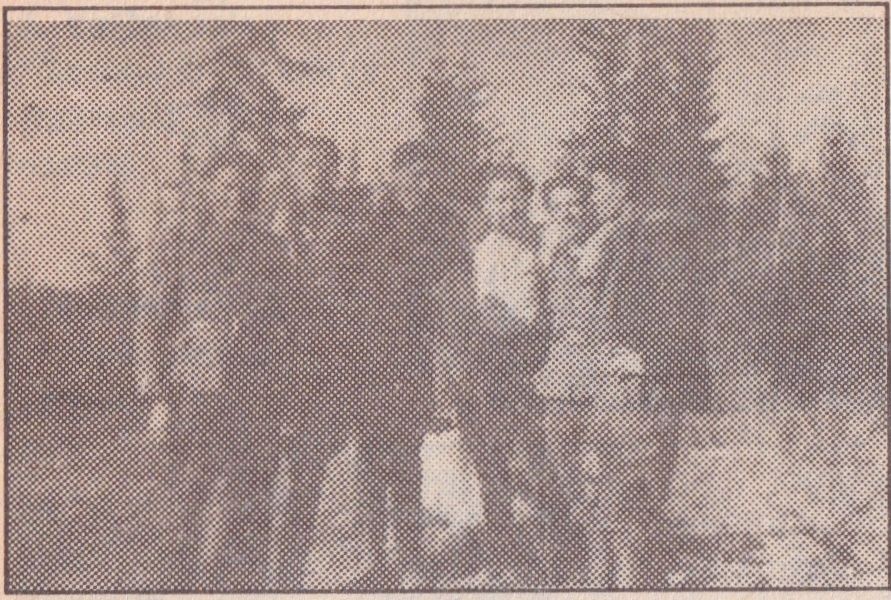Vyties apygarda. Vado pavaduotojas A. Smetona (viduryje su barzda) ir jo būrys