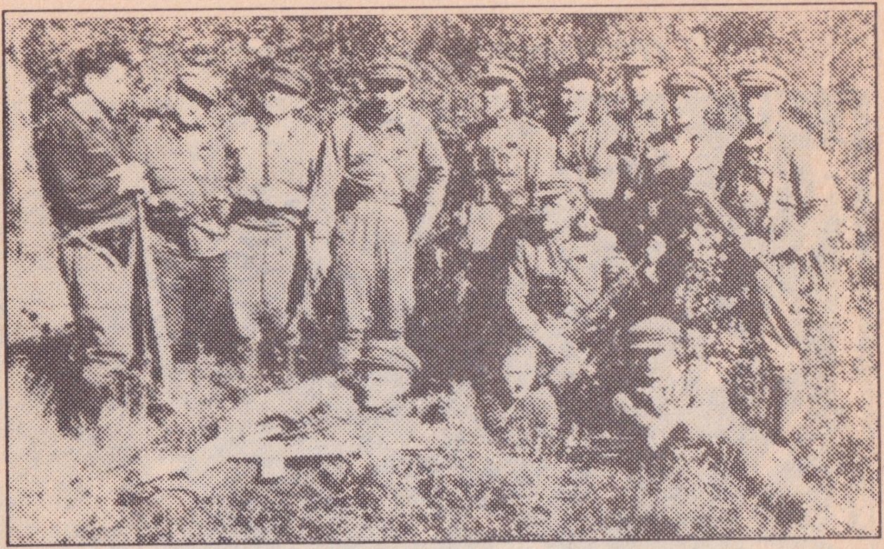 Algimanto apygarda. A. Starkaus “Montės” rinktinės partizanai Šimonių girioje