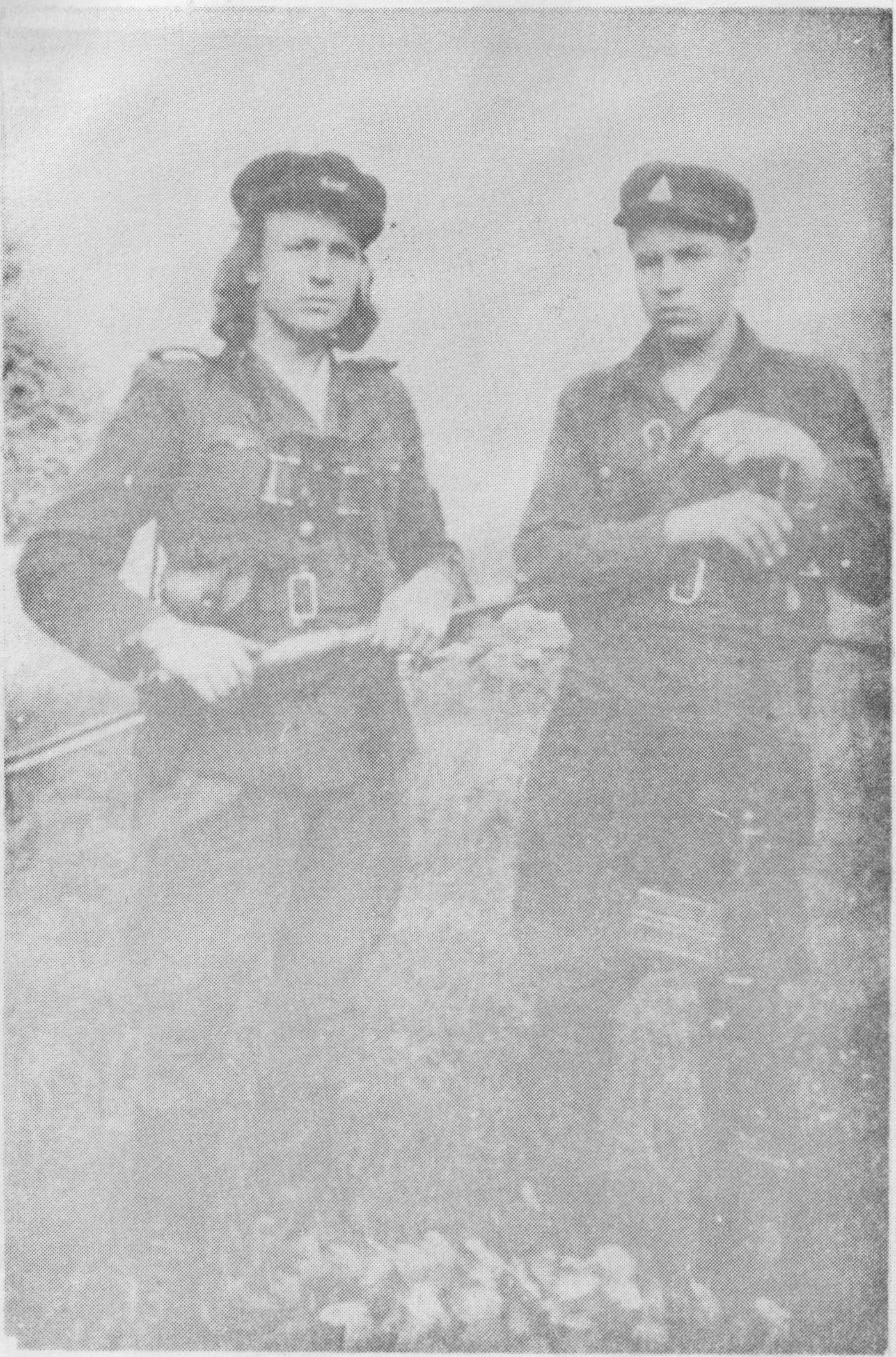 A.Kraujeiis ir nežinomas (spėjama,&nbsp;kad Jovaras, žuvęs apie 1953 metus).